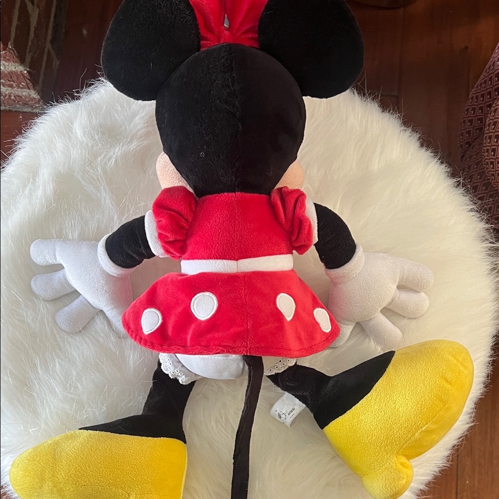 🐭♥️🖤🤍Vintage Disney Minnie Mouse Plush Toy - Red, Black, Yellow - Picture 7 of 9